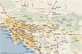 Image result for Road Map of Southern California and Arizona
