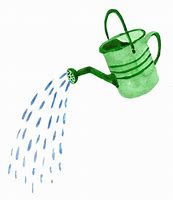 Image result for Watering Can and Flowers Clip Art