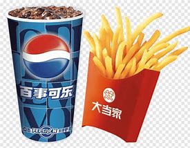 Image result for Fries and Pepsi