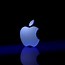 Image result for Apple Logo with Blue Background