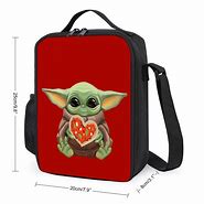 Image result for Baby Yoda Lunch Box