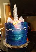 Image result for Unicorn Galaxy Cupcake Cake