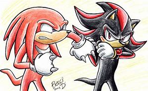 Image result for Knuckles and Shadow
