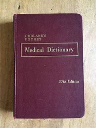 Image result for Dorland's Medical Dictionary