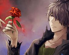Image result for Anime Boy Flowers Aesthetic