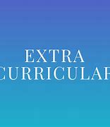 Image result for ectracurricular