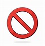 Image result for Red Circle No Sign