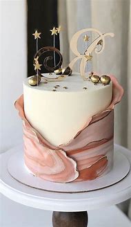 Image result for Rose Gold Marble Cake