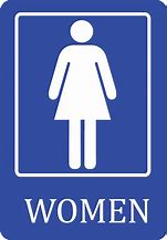 Image result for Circle Bathroom Sign