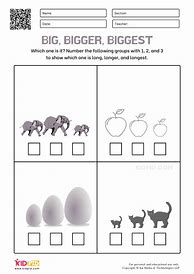 Image result for Comparison Printable Worksheets for Head Start Children