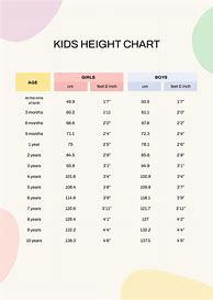Image result for Height Cm and Feet Chart