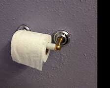 Image result for Toilet Paper Wedged in Holder