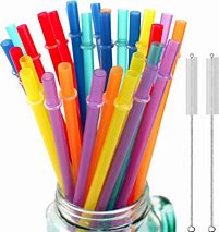 Image result for Reusable Plastic Straws