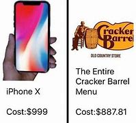 Image result for Cracker Barrel New iPhone Memes