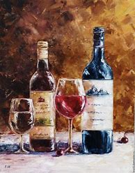 Image result for Easy Still Life Painting Wine