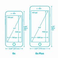 Image result for iPhone 6s vs 6 Plus Size