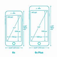 Image result for iPhone 6 Plus Size Measurement