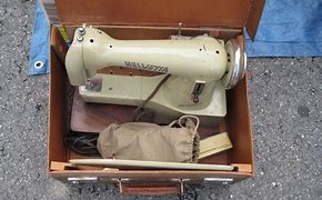 Image result for Vintage Receptacle Sewing Machine