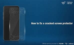 Image result for Broken Black Web Screen Protector