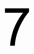 Image result for Numeric 7