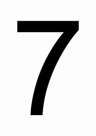 Image result for Number 7 Template