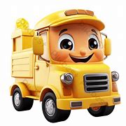 Image result for Yellow Truck Cartoon