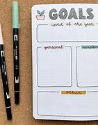 Image result for Bujo Monthly Goal Template