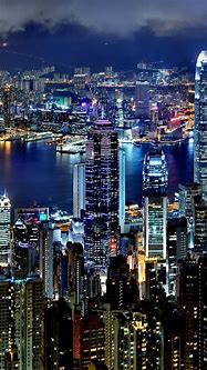 Image result for Hong Kong Nighttime Wallpaper iPhone