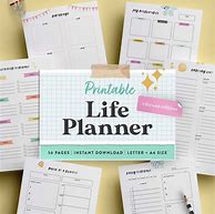 Image result for Life Planner Example