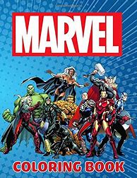Image result for Marvel Super Heroes Coloring Book Aduts