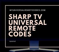 Image result for Sharp TV Remote Control Codes