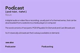 Image result for Podcast Meaning
