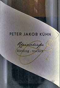 Image result for Peter Jakob Kuhn Hallgarten Riesling Rheinschiefer Trocken