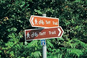 Image result for Taff Trail Signs
