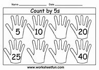 Image result for Counting in 5S Activity