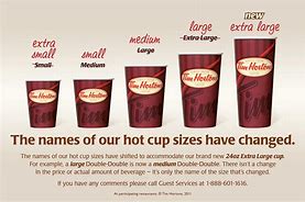 Image result for Small Medium and Large Cups