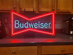 Image result for Budweiser Racing Neon Sign