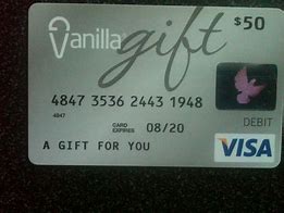 Image result for Vanilla Gift Card Conformatiob