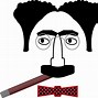 Image result for Easter Island Groucho Glasses Cartoon