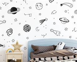 Image result for Space Wall Stickers for Kids Rooms