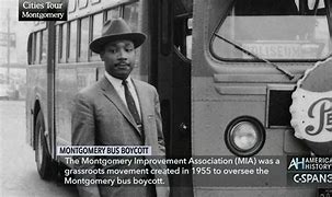Image result for Martin Luther King Jr Boicot a Los Autobuses