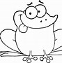 Image result for Black and White Clip Art of Frog