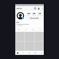 Image result for Instagram Proflie Layout Mockup