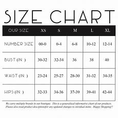 Other Womens Size Chart Poshmark