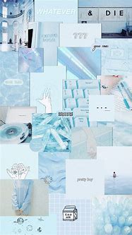 Image result for Kawaii Aesthetic Wallpaper Blue