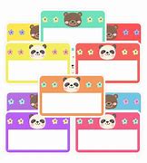 Image result for Panda Name Tags