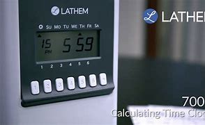 Image result for How to Setup the Lathem Time Clock