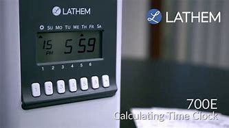 Image result for Lathem Time Clock 2100HD