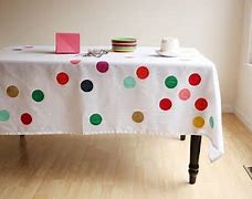 Image result for Green and White Tablecloth