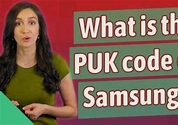 Image result for Samsung PUK Code